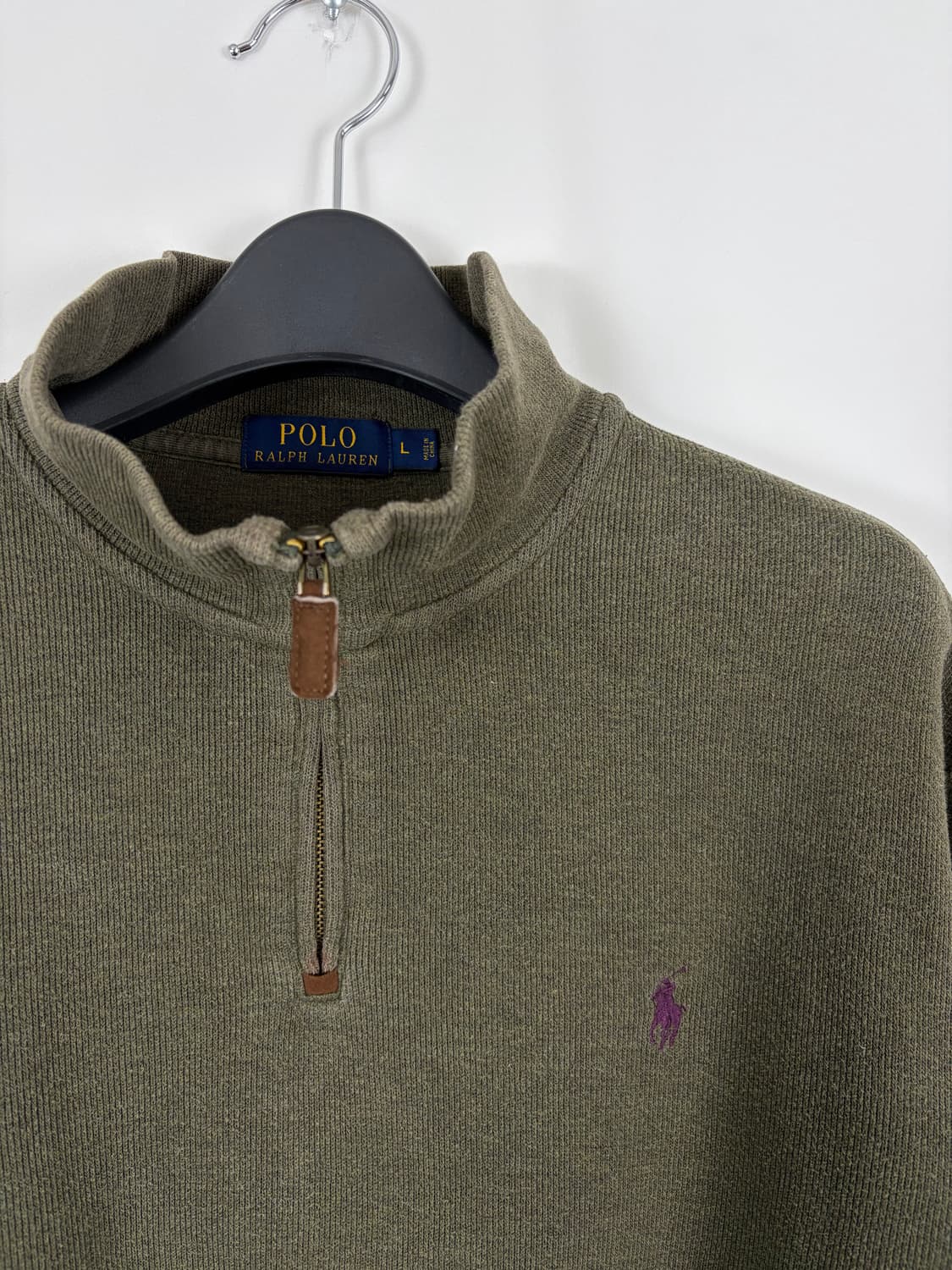 a66) 폴로랄프로렌 반집업 니트 상품이미지2