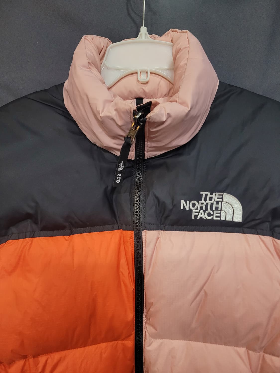 노스페이스 1996 컬러블록 눕시 자켓 캔디 핑크 희귀색상
패딩 상품이미지2