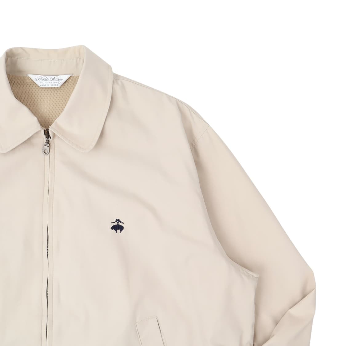 브룩스브라더스 라이트베이지 드리즐러 블루종 자켓 상품이미지3