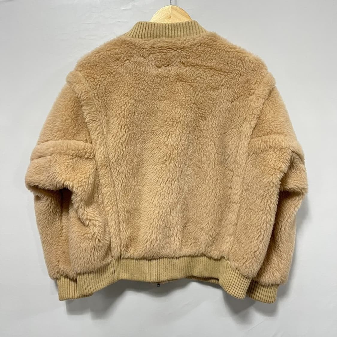 막스마라 아르셀라 테디 봄버 재킷 한가인 픽 160/84A 상품이미지2