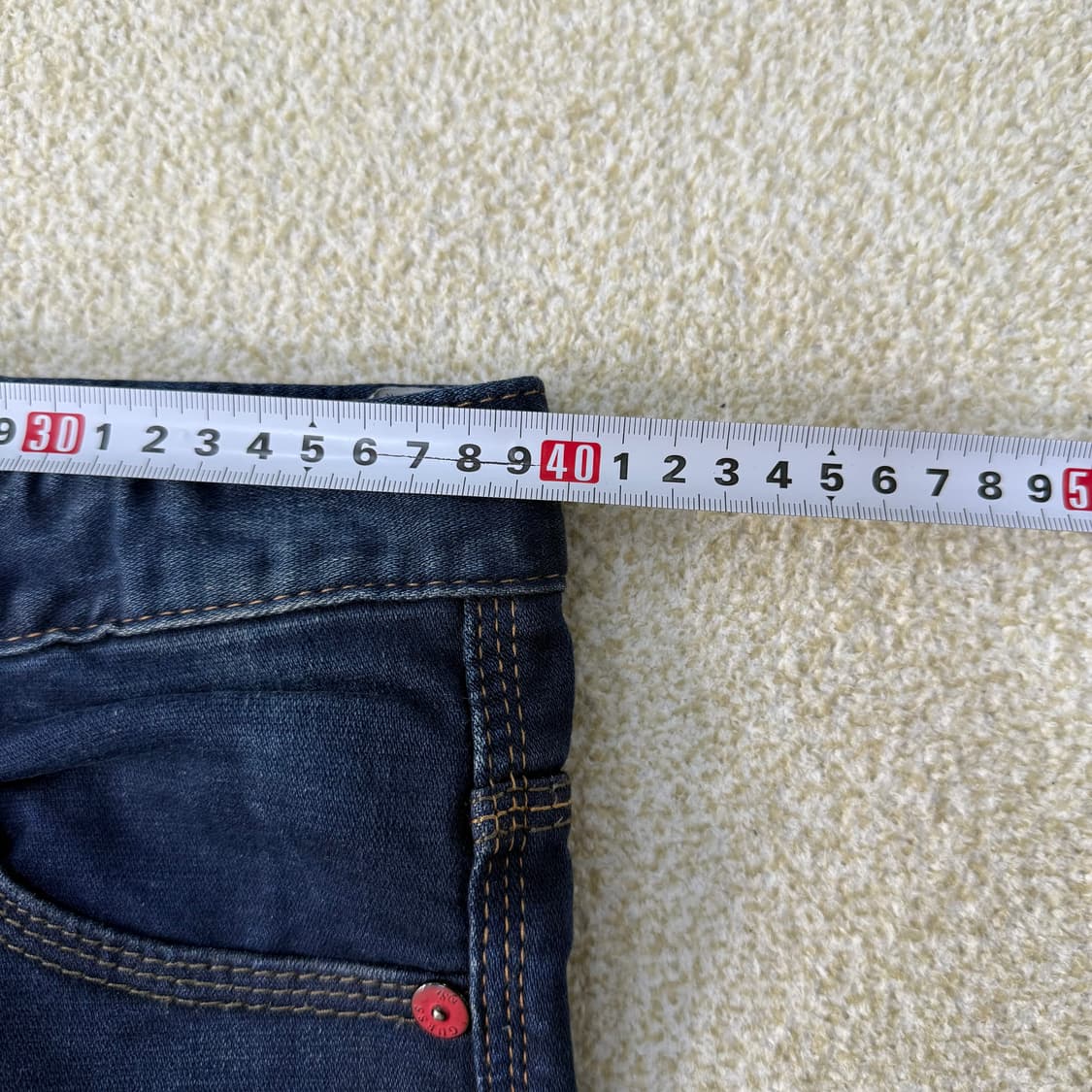 [30] 게스 여성 레드 포인트 일자핏 데님팬츠 0115T1 상품이미지6