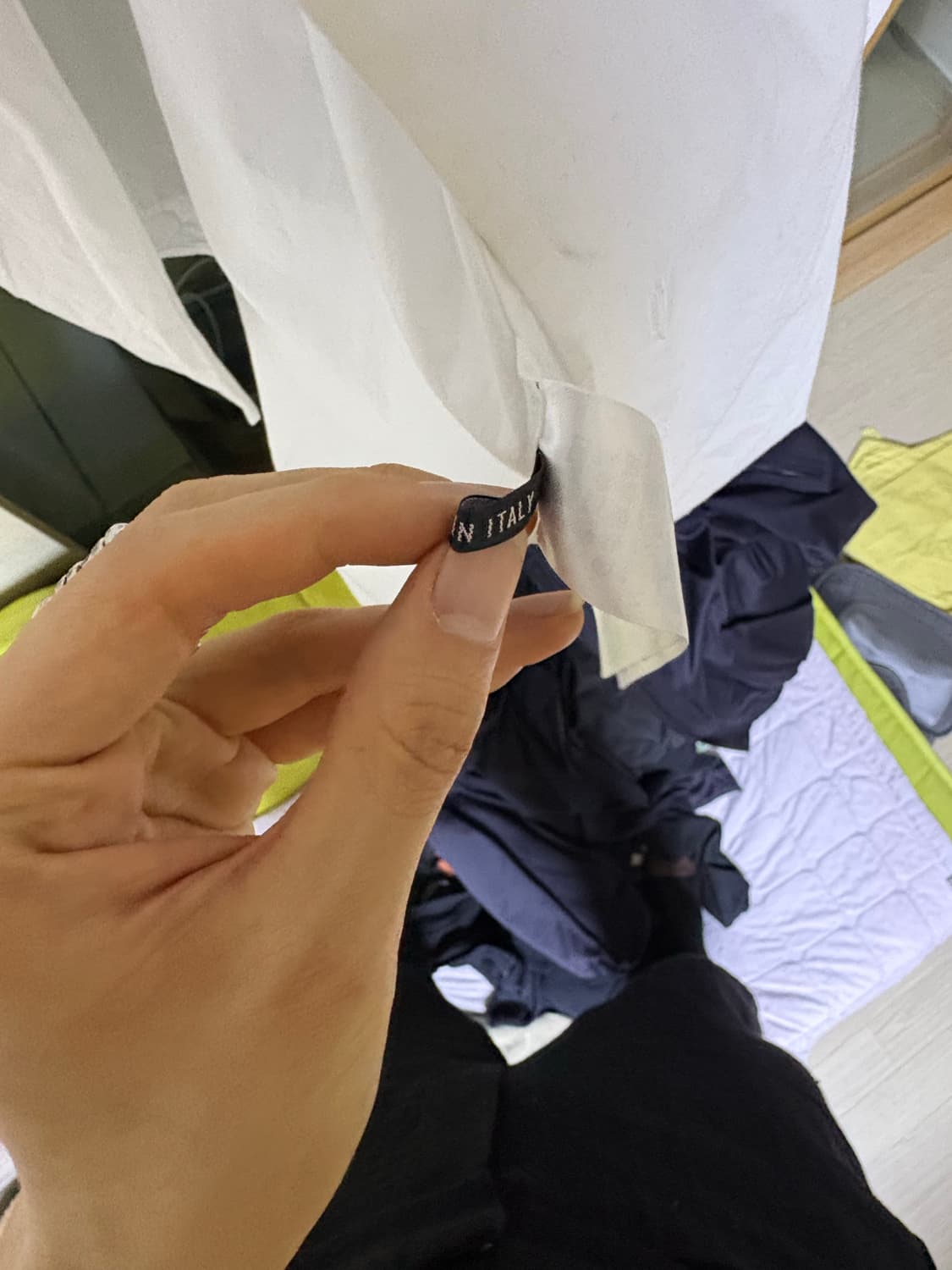 앤드뮐미스터 사선 비대칭 셔츠 상품이미지4