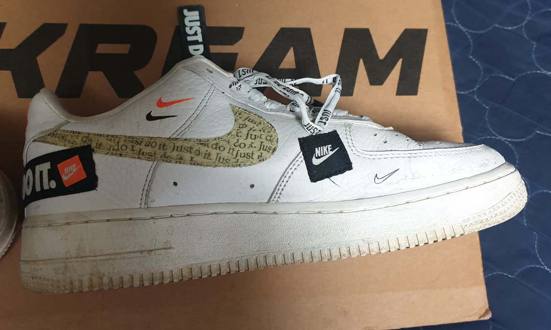 (단종매물) 나이키 에어포스1 로우 저스트두잇 팩 화이트 (260) 상품이미지7