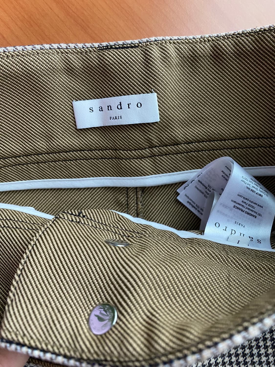 [새상품급] SANDRO 산드로 체크 스커트 (1) 상품이미지8