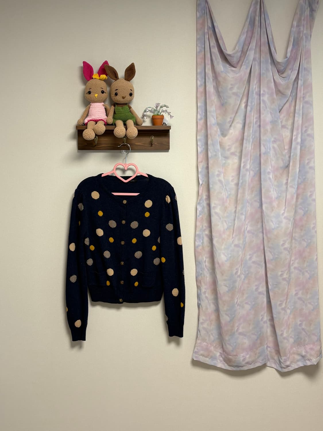 도트 카디건 상품이미지1