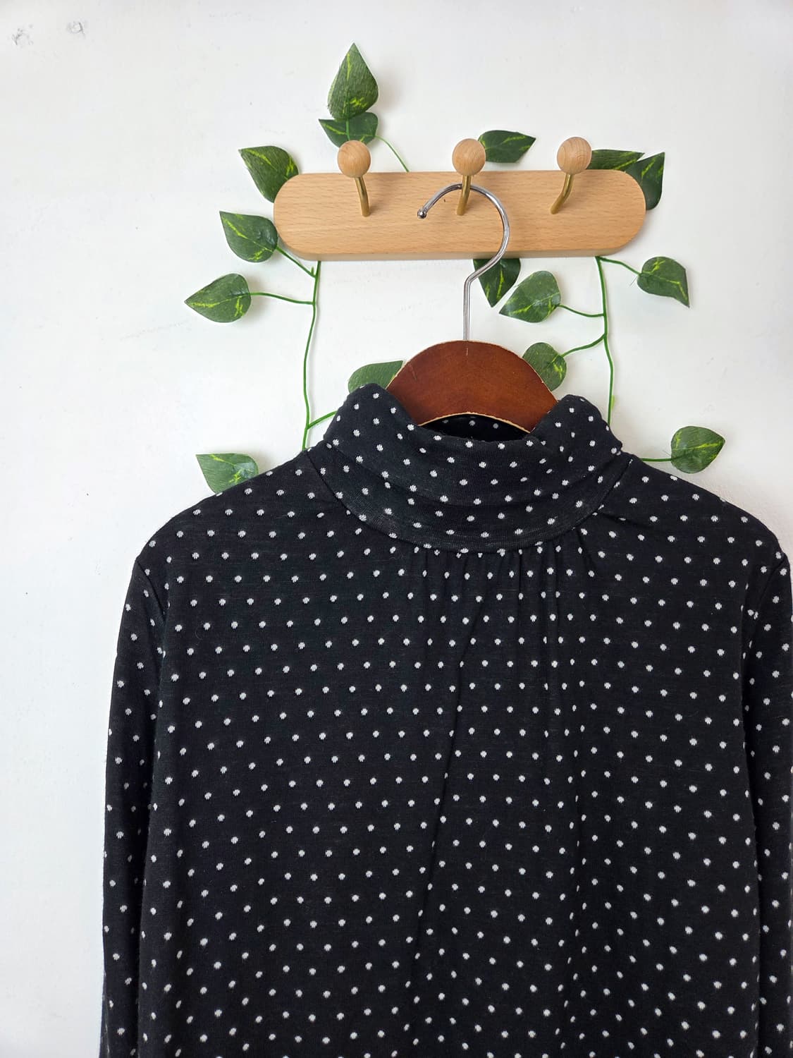 도트 목폴라 슬리브 상품이미지2