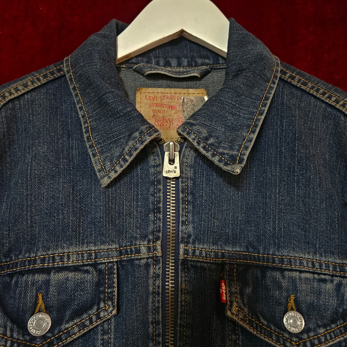 리바이스(Levis)00's 멀티포켓 집업 하프 데님 자켓 L size 상품이미지5