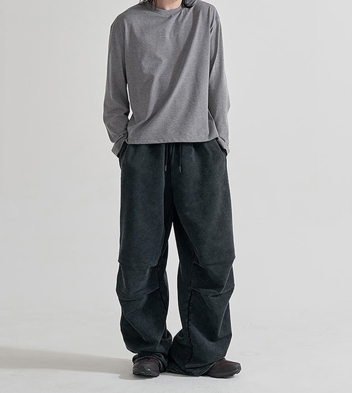 M 1회착) 주앙옴므 트랙 스웨트 팬츠 와이드 트랙팬츠 상품이미지1