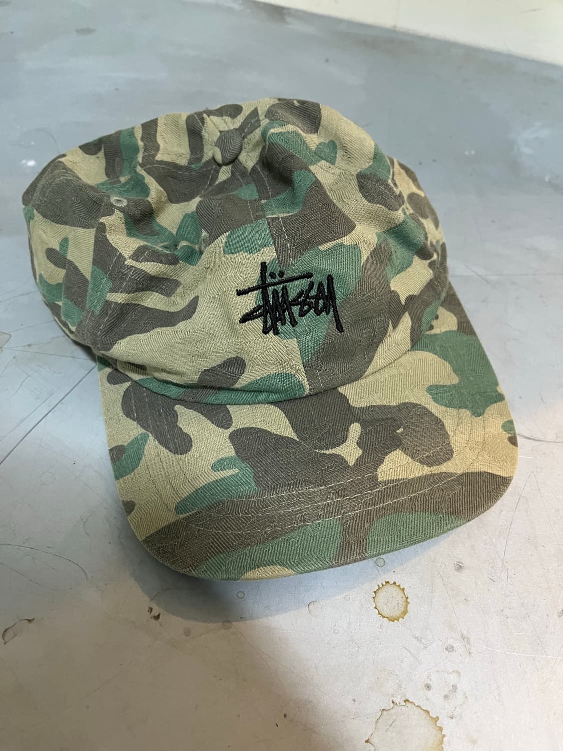 빈티지 스투시 자가드 카모 상품이미지1