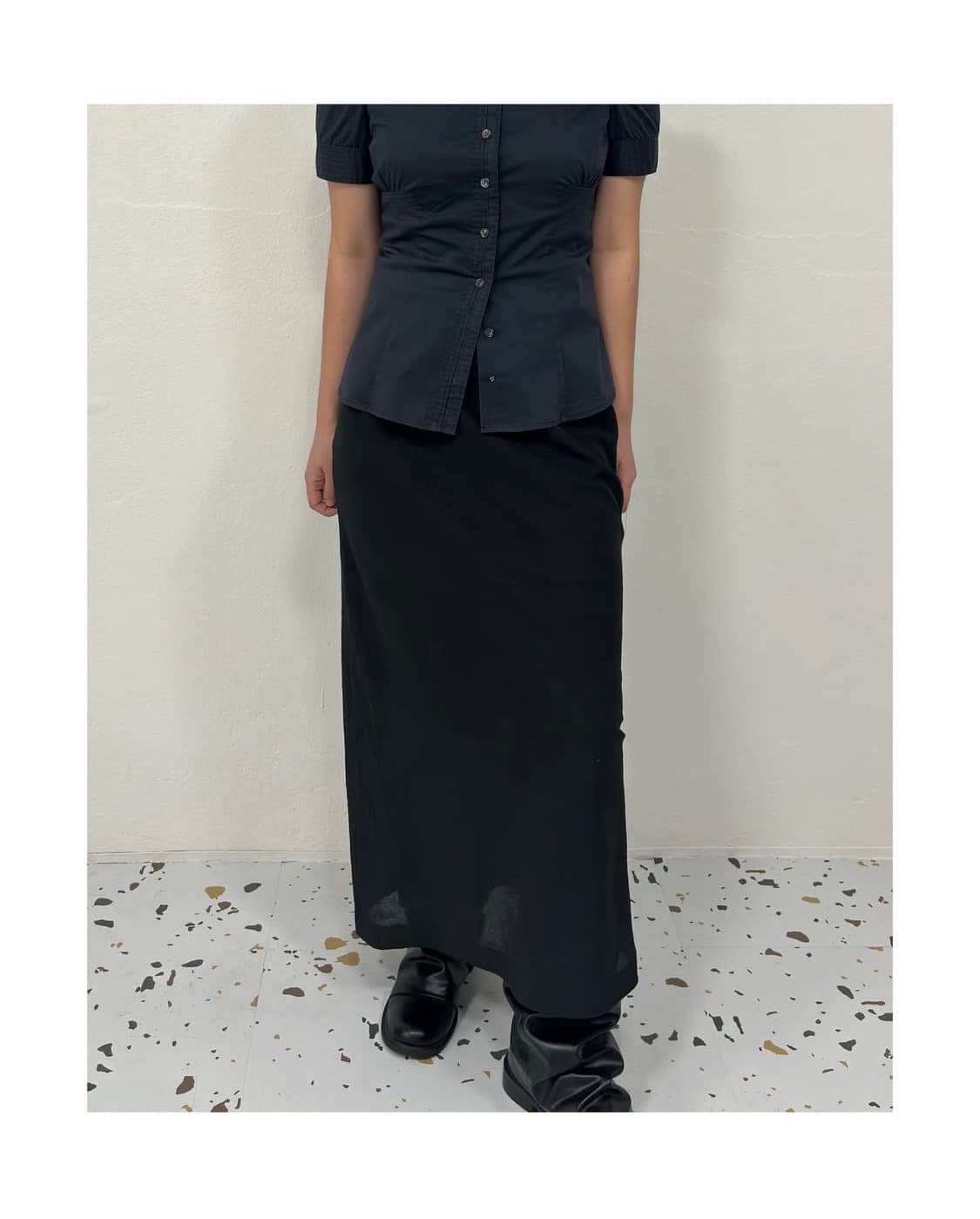 vintage long skirt 상품이미지1