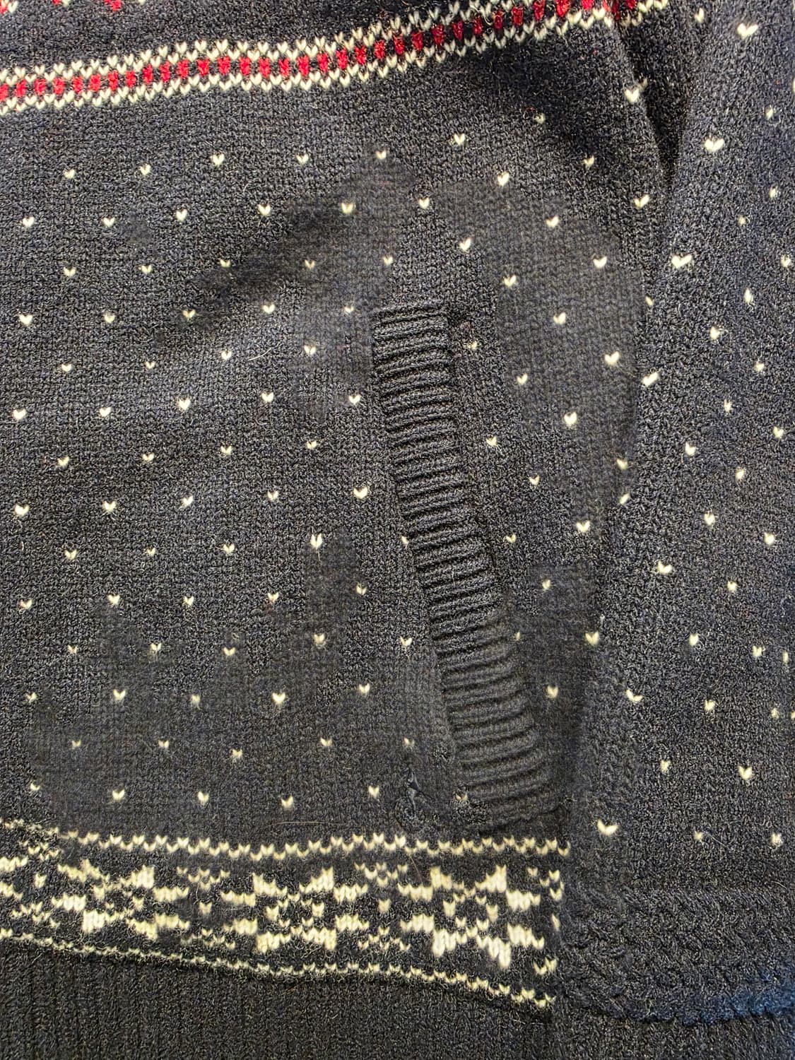 빈폴 노르딕패턴 방풍 집업가디건 상품이미지3