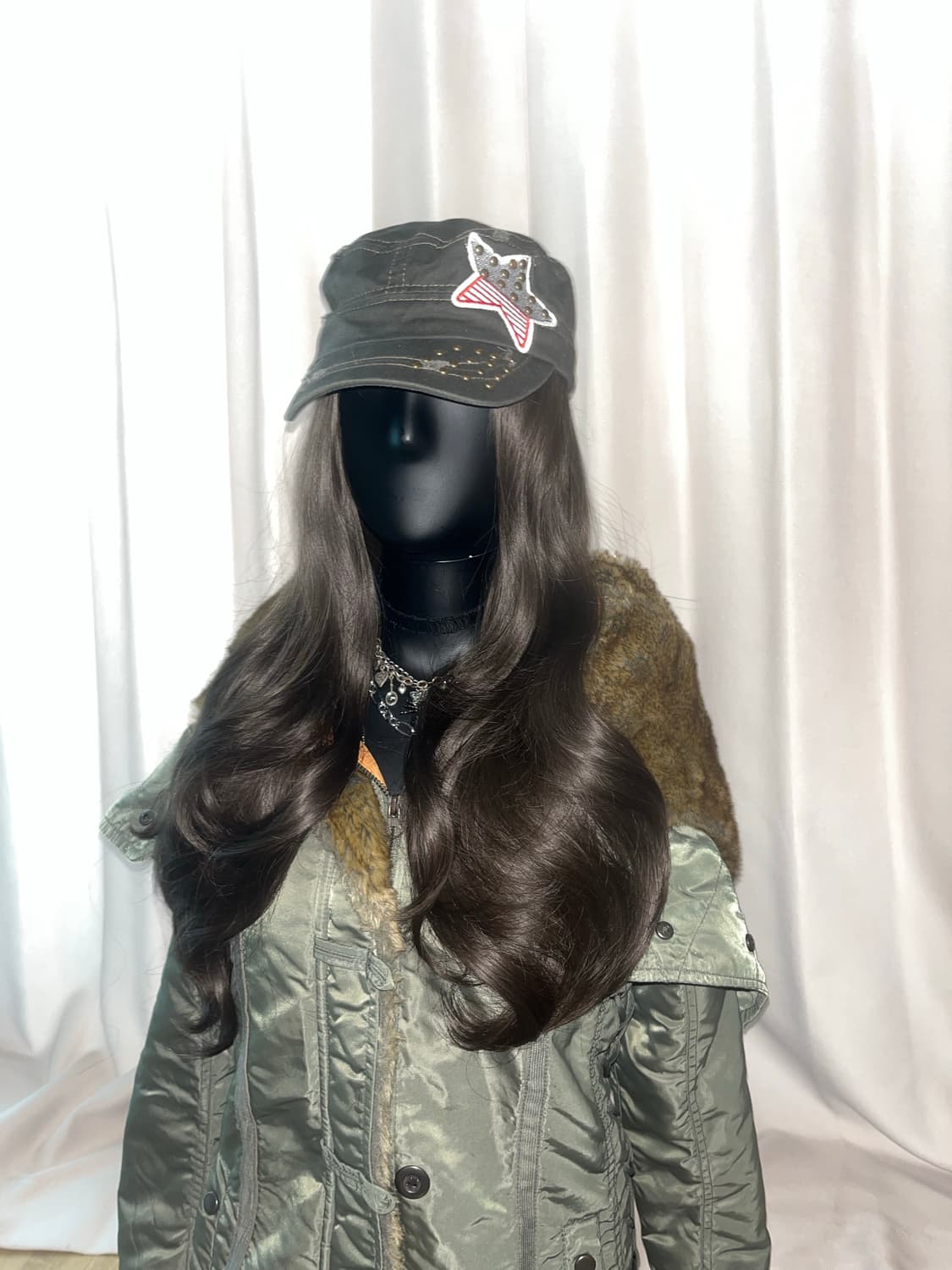 셔링디테일 n3b 자켓 상품이미지1