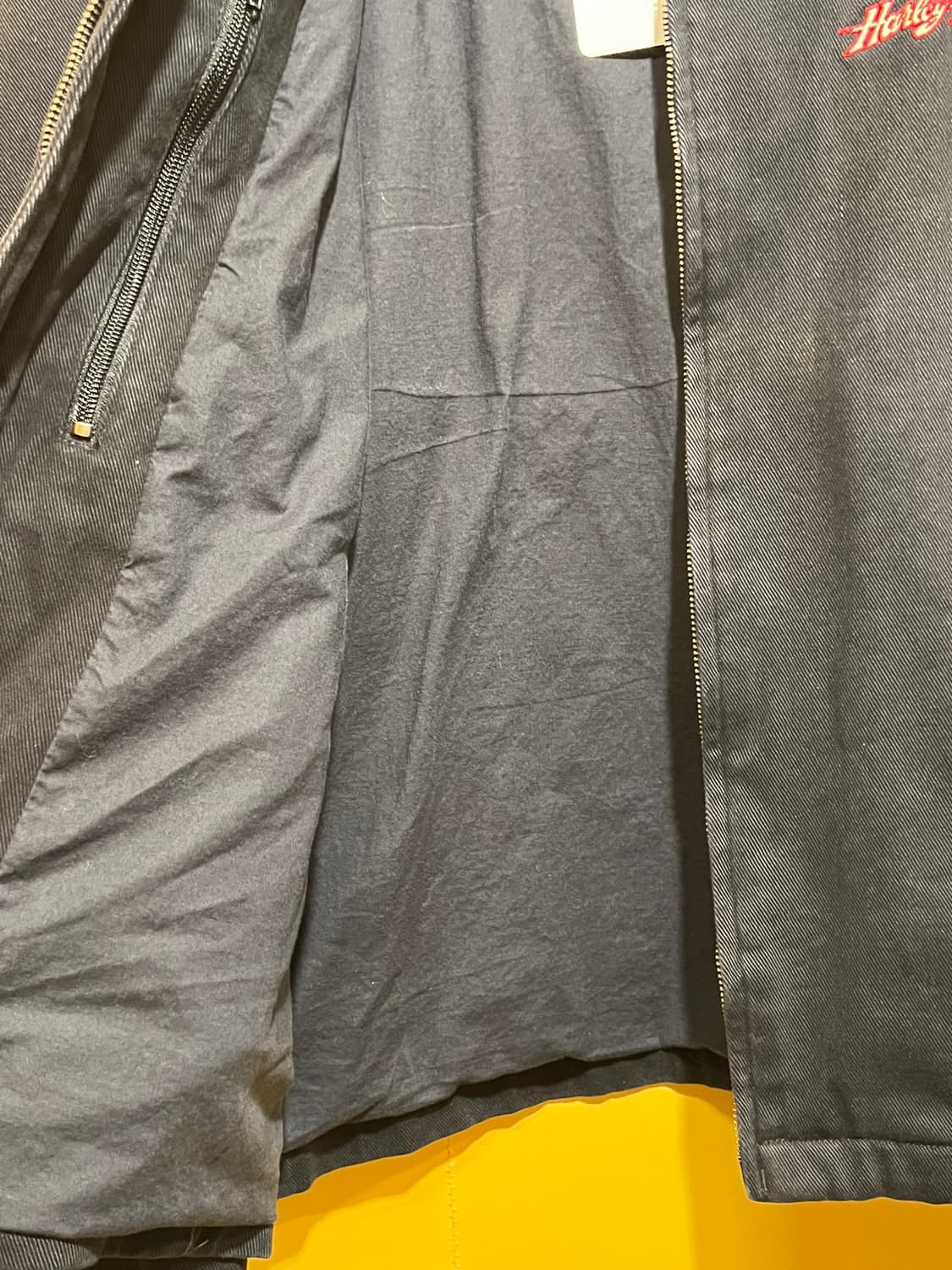 00s 할리데이비슨 코튼 헤비 트윌 캔버스 투웨이 빈티지 자켓 상품이미지9