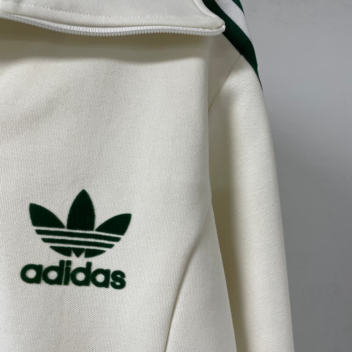 아디다스 유로파 트랙탑 져지 화이트/그린 95 상품이미지4