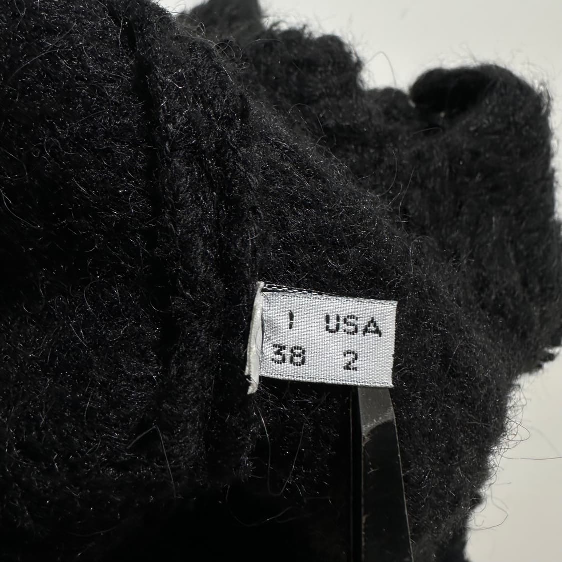 (매장판) 씨 바이 끌로에 울 알파카 니트 코트 블랙 상품이미지6