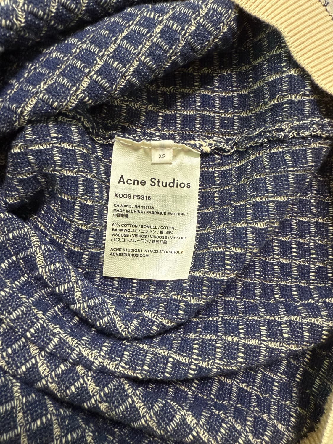 아크네 스튜디오 니트 남성 XS 상품이미지5