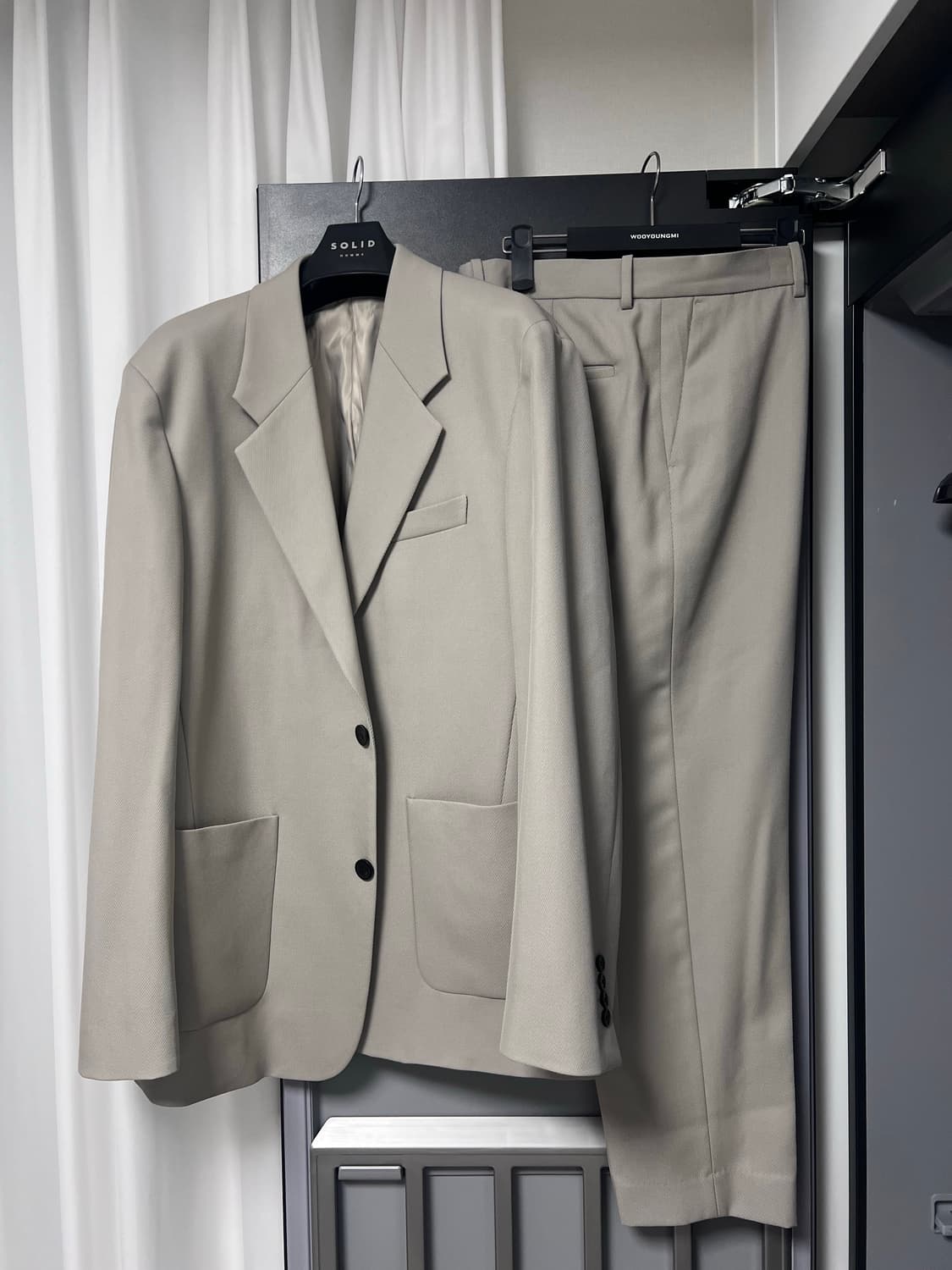 솔리드옴므 셋업수트정장 베이지 52 상품이미지1