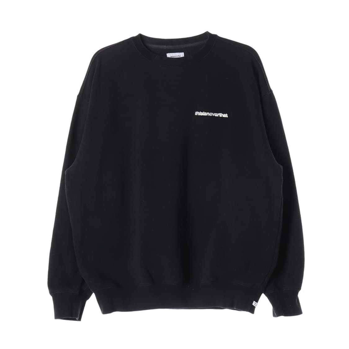 디스이즈네버댓 블랙 백로고 맨투맨 XL 상품이미지1