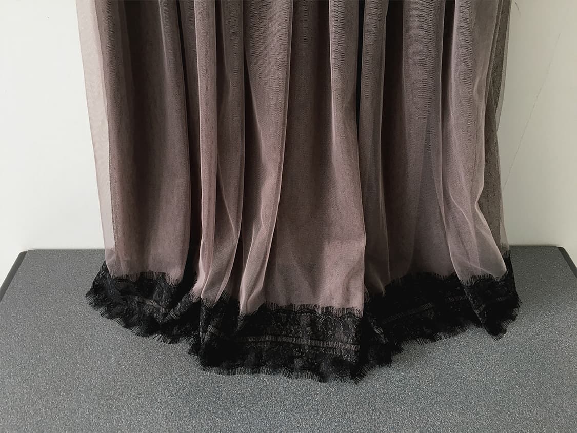 vintage mauve lace maxi skirt 상품이미지6