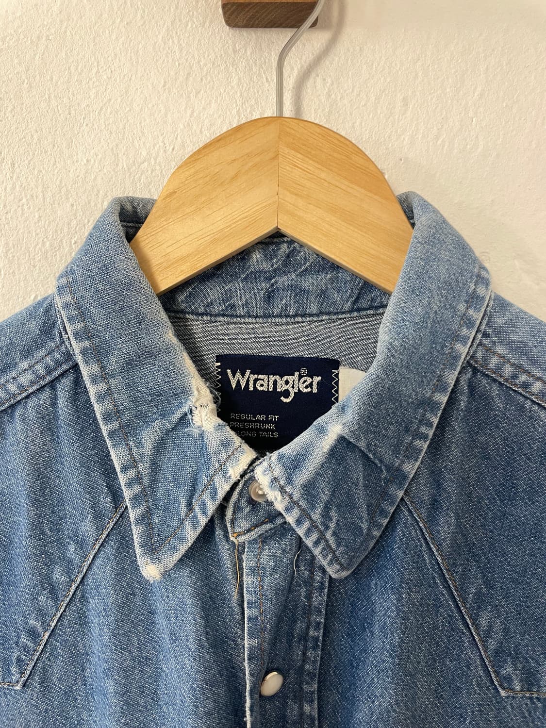 랭글러 데님 셔츠  상품이미지7