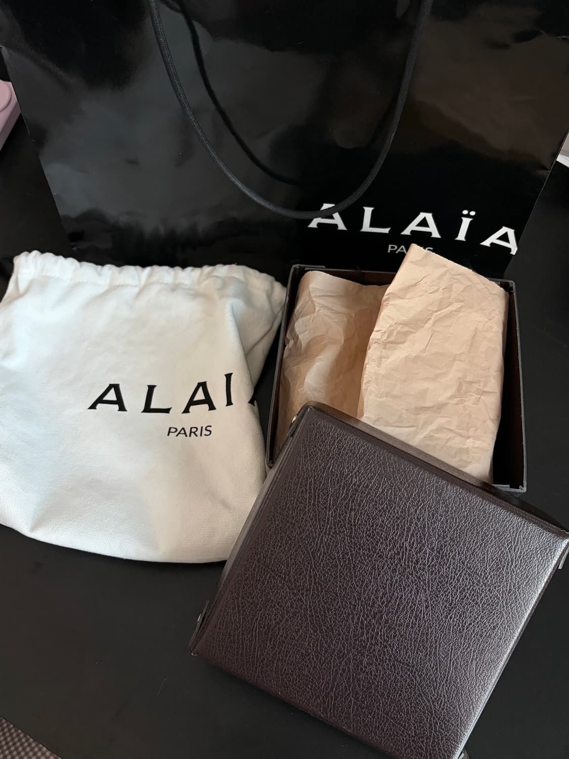 [새제품/풀세트] 알라이아 소가죽 펀칭 벨트 75 (정가 165만) 🖤 상품이미지6