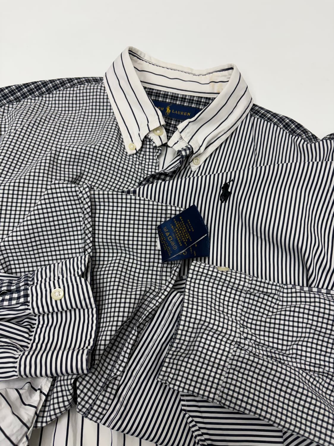 폴로 패턴 스트라이프 셔츠 상품이미지4