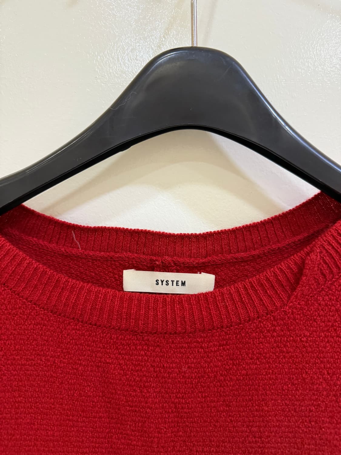 시스템 모 100% 니트 정품 상품이미지4
