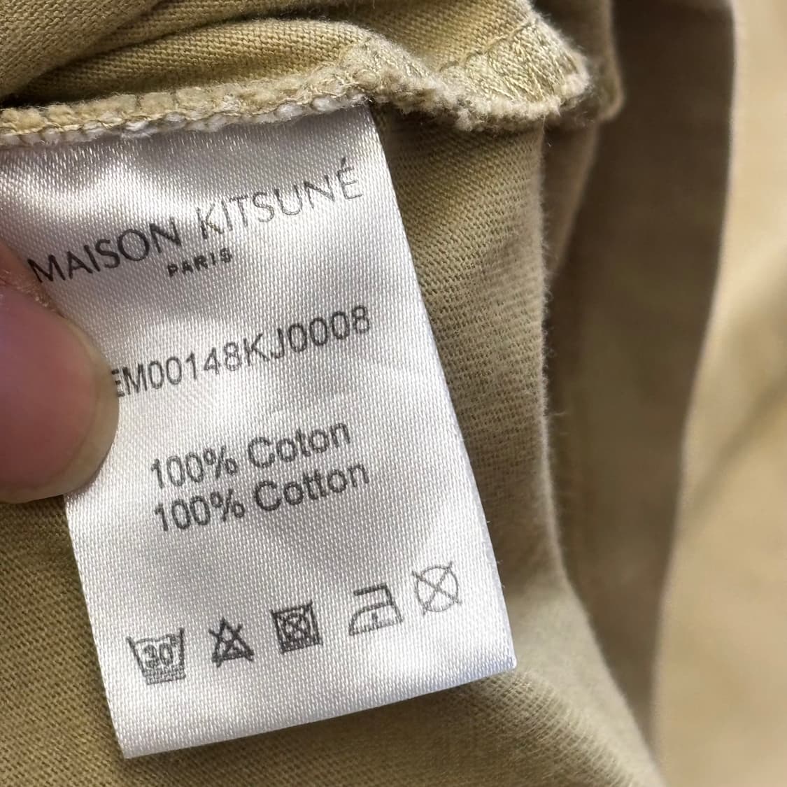 XXL 메종키츠네 폭스로고 반팔티셔츠 상품이미지5