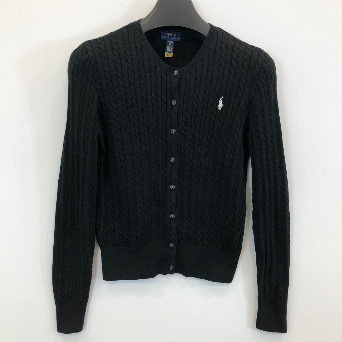 폴로 랄프로렌 [QR] 화이트포니 코튼가디건 55 상품이미지1