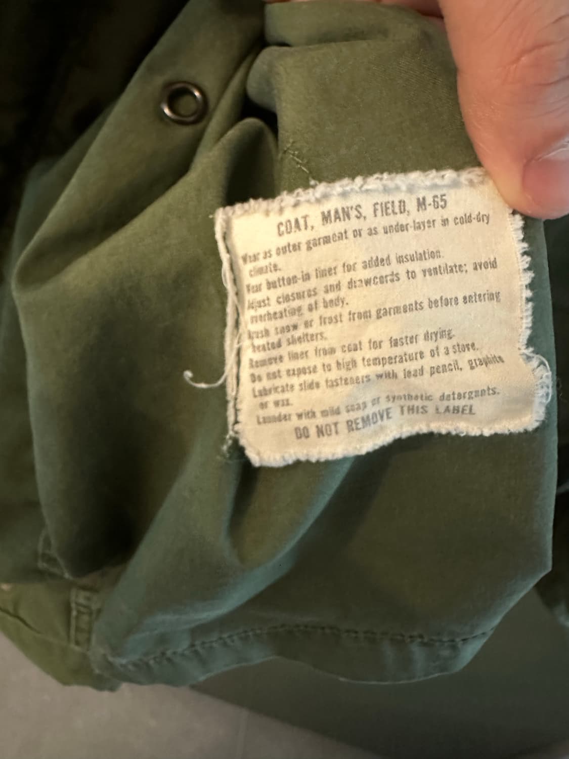 M65 필드자켓 2세대 m-s 상품이미지5