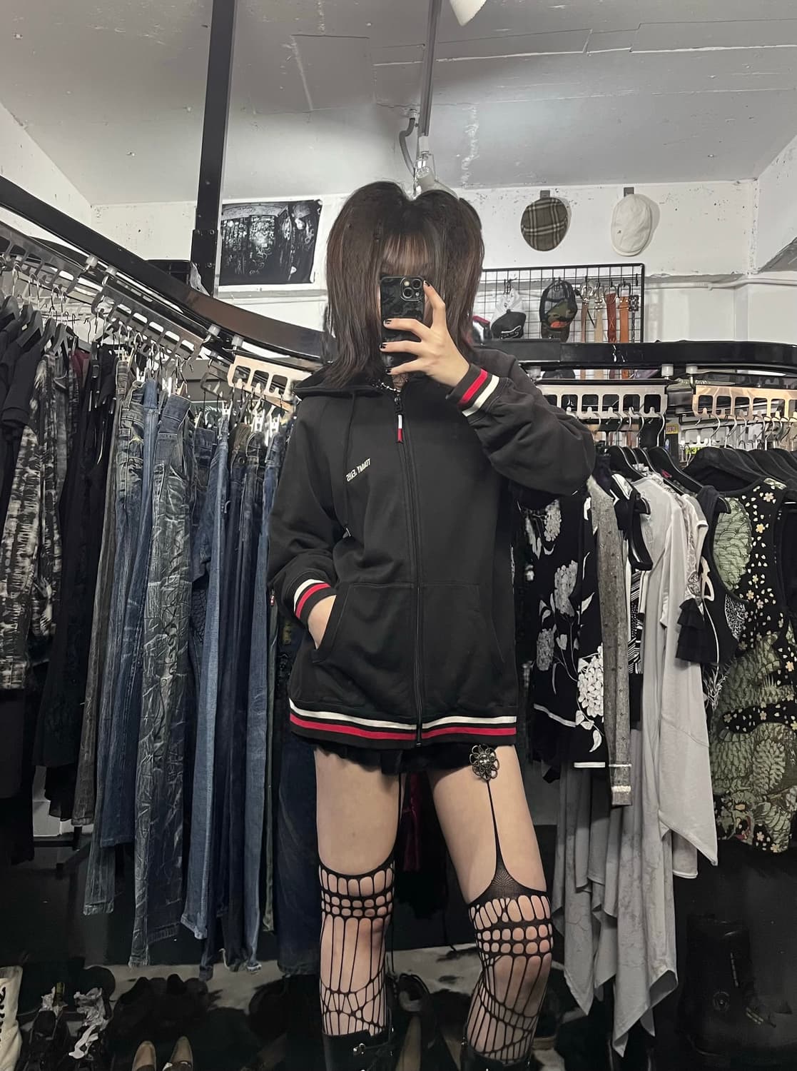 타미 진스 후드집업 상품이미지1