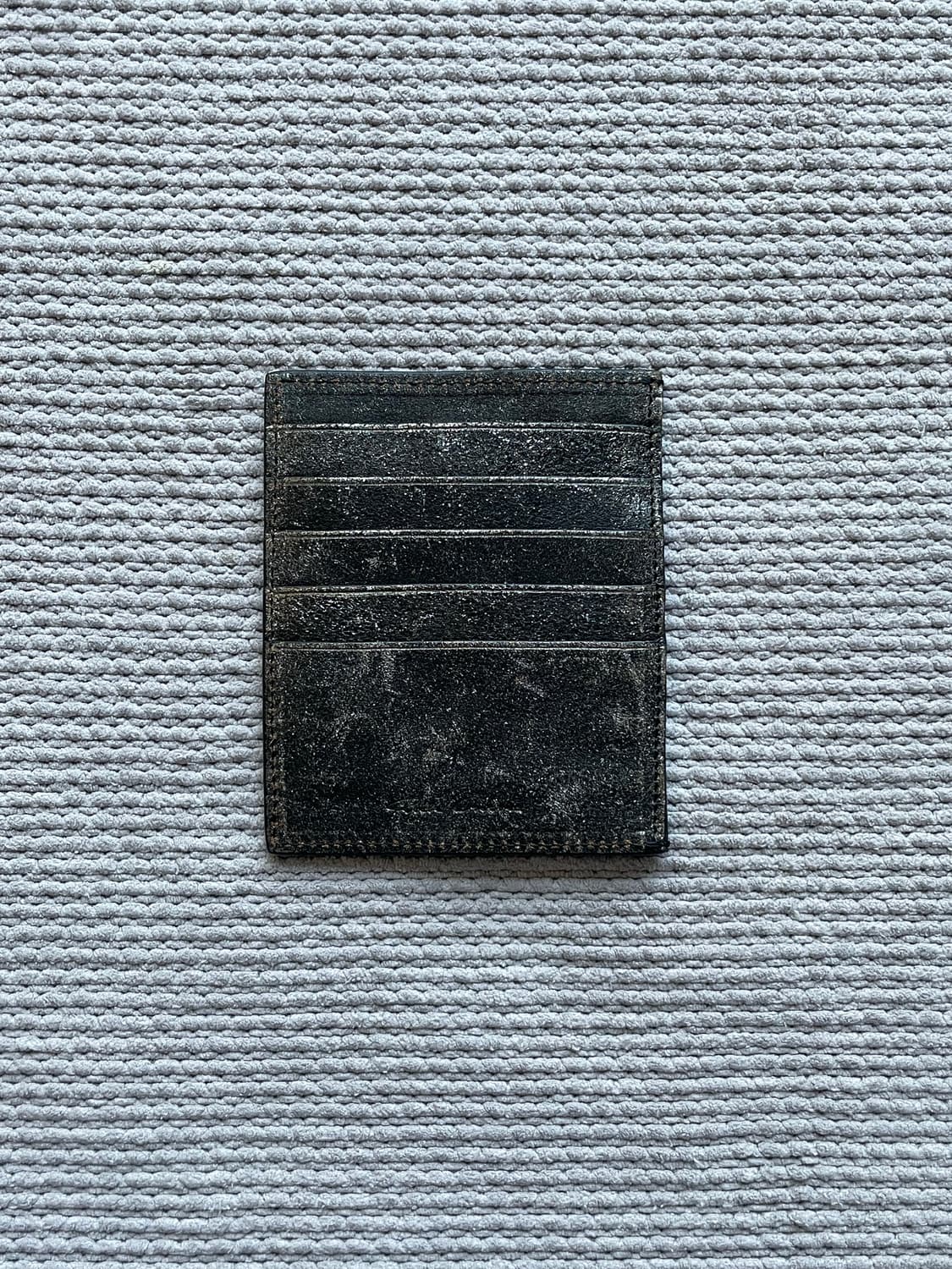 릭오웬스 크랙 레더 카드 지갑 상품이미지1