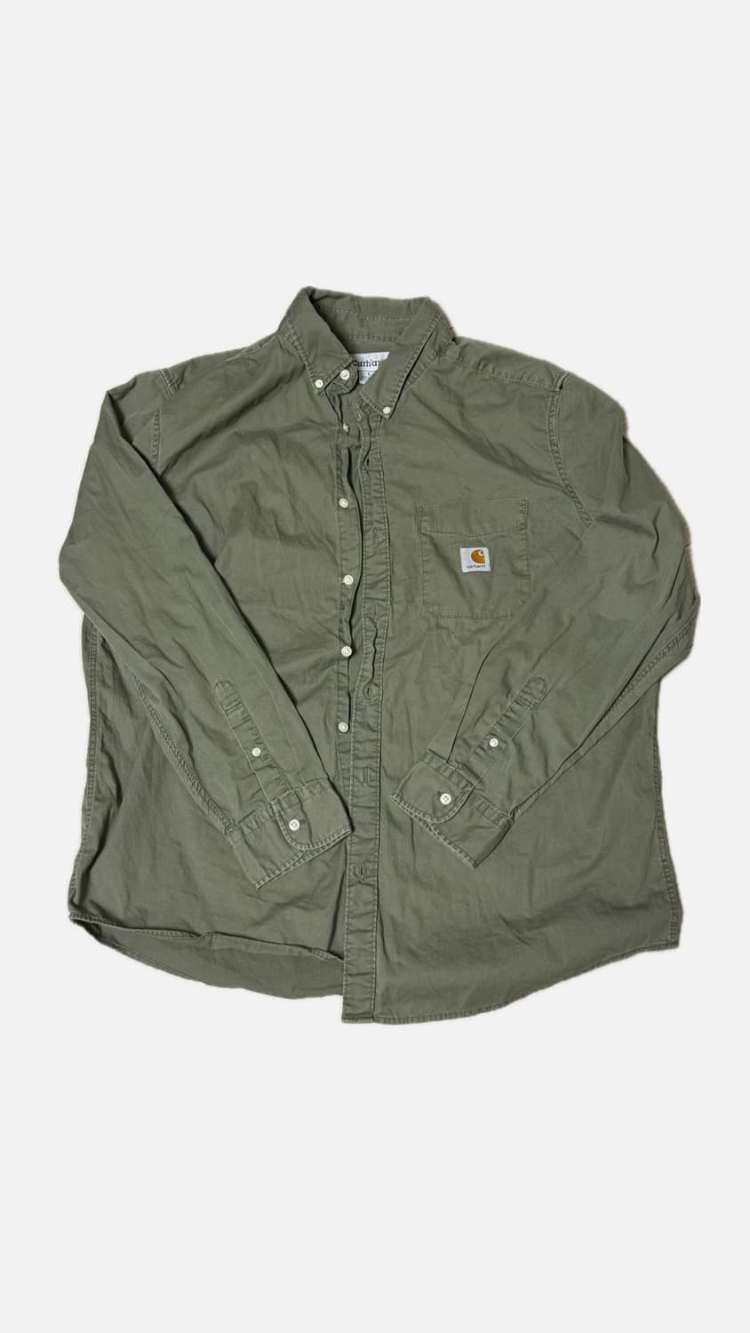 칼하트 카키 셔츠 L 상품이미지1