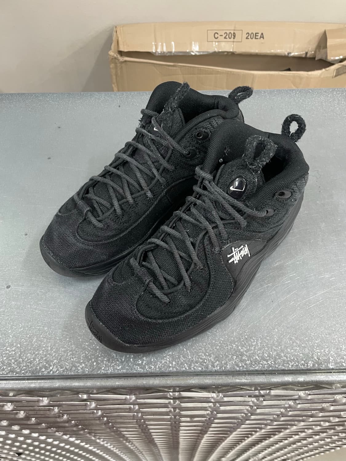 나이키 X 스투시 에어 페니 2 블랙 235 상품이미지2