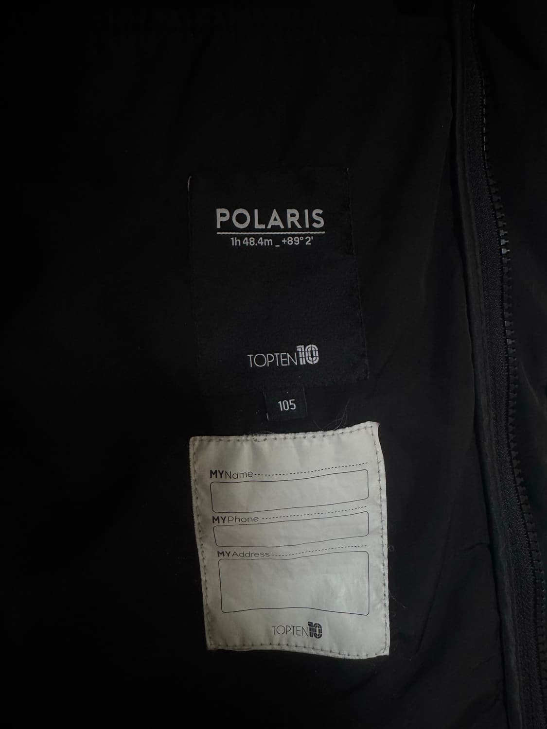 [105]탑텐 폴라리스 심리스 롱패딩 블랙 상품이미지4