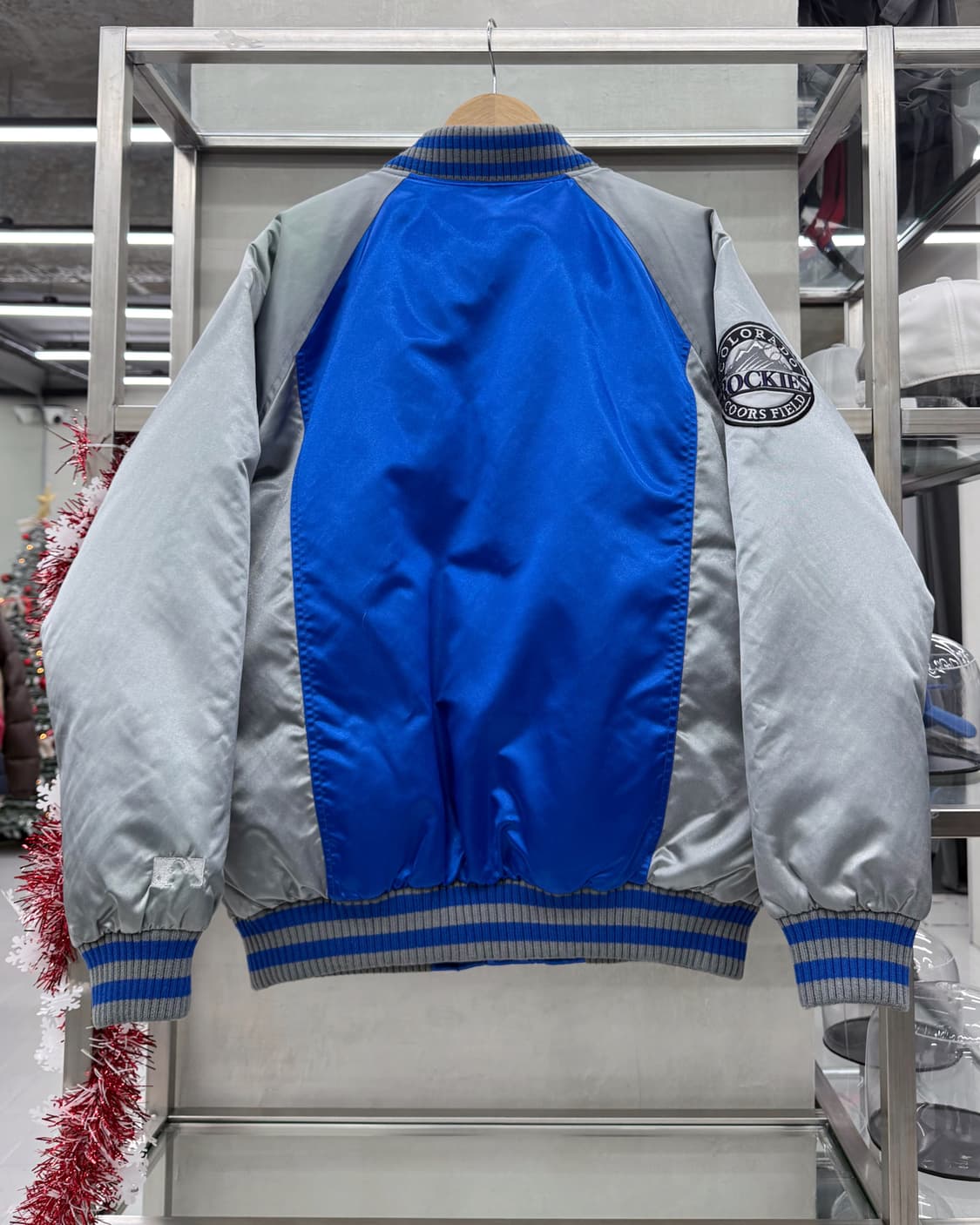 MLB 00s 콜로라도 로키스 사틴쉘 스타디움 점퍼 상품이미지7