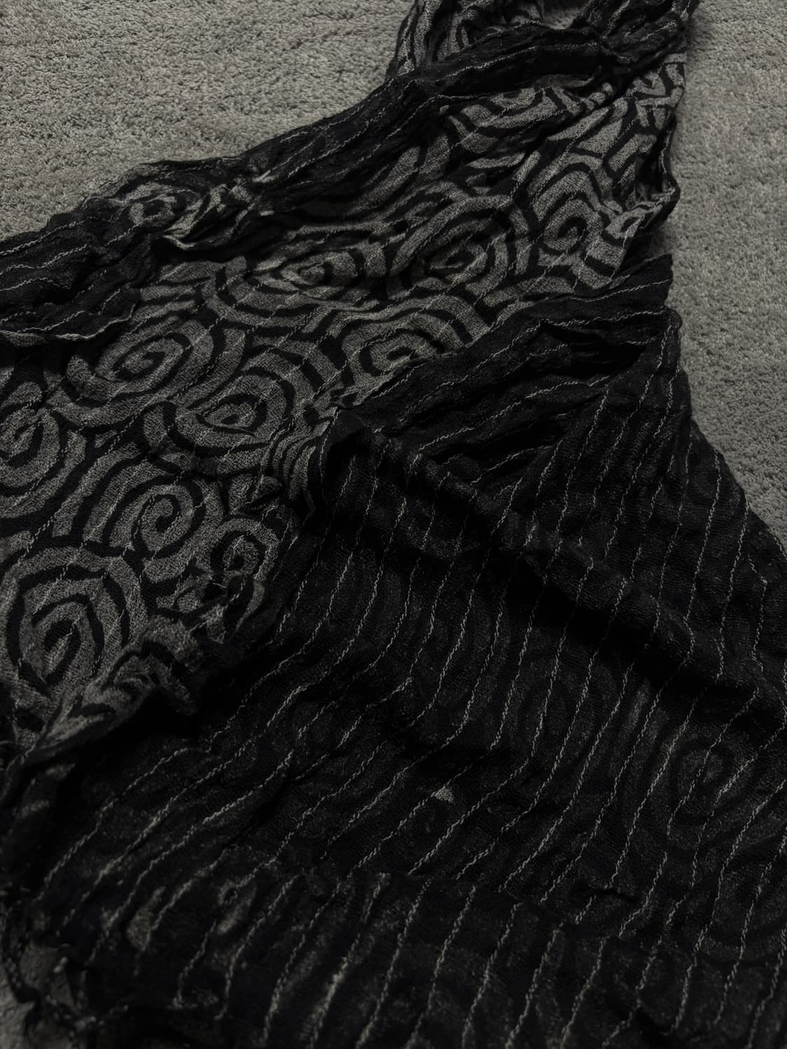 Vintage vkei punk mood paisley scarf 상품이미지3