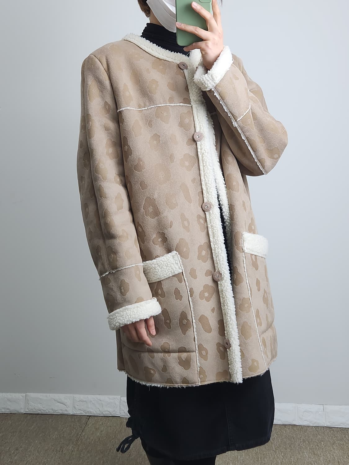 (S'muur)스웨이드 무스탕 자켓 상품이미지2