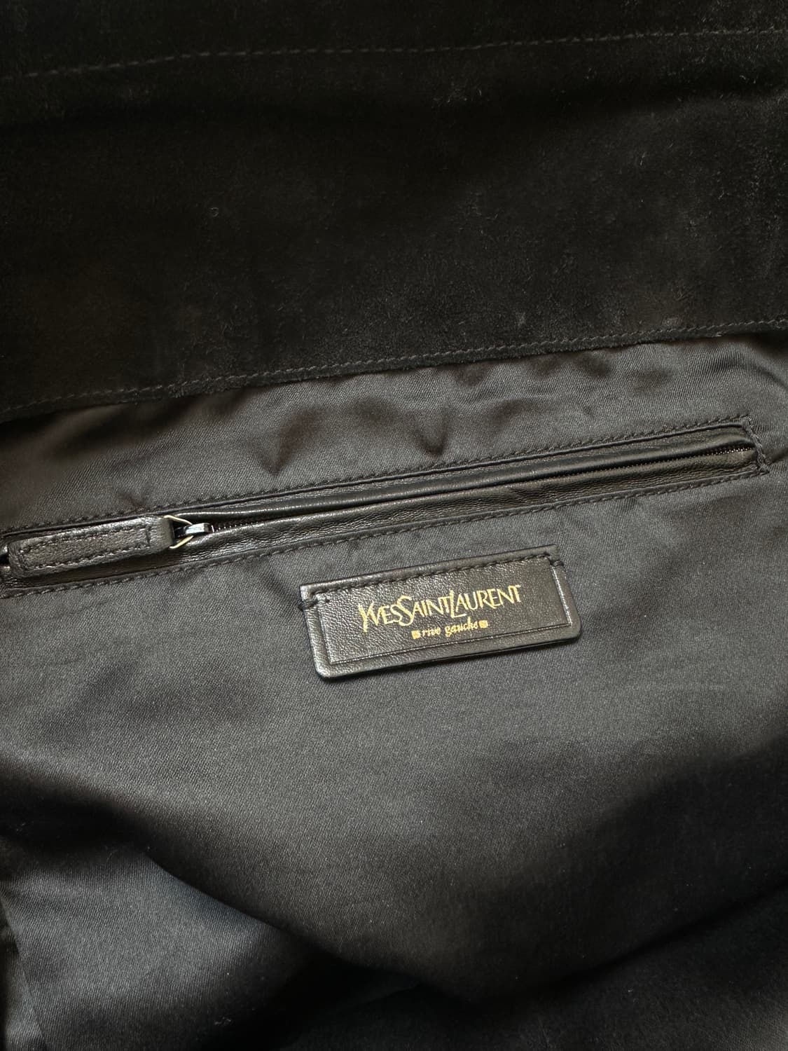 생로랑 다운타운 실버 레더 백 상품이미지7