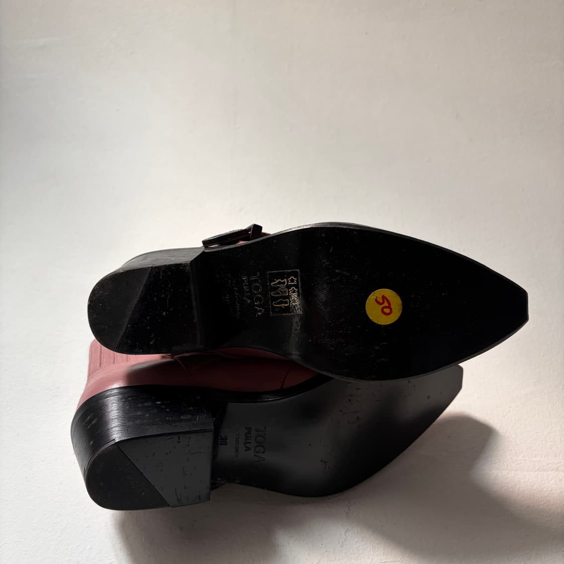 Dusty Rose Western Belt Boots 상품이미지6
