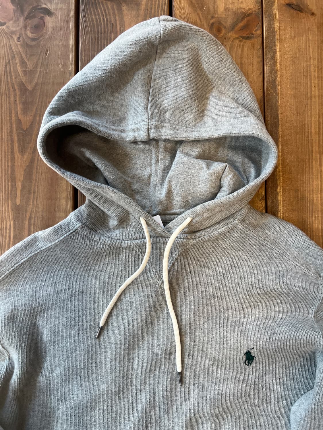 폴로 그레이 후드 니트 상품이미지7