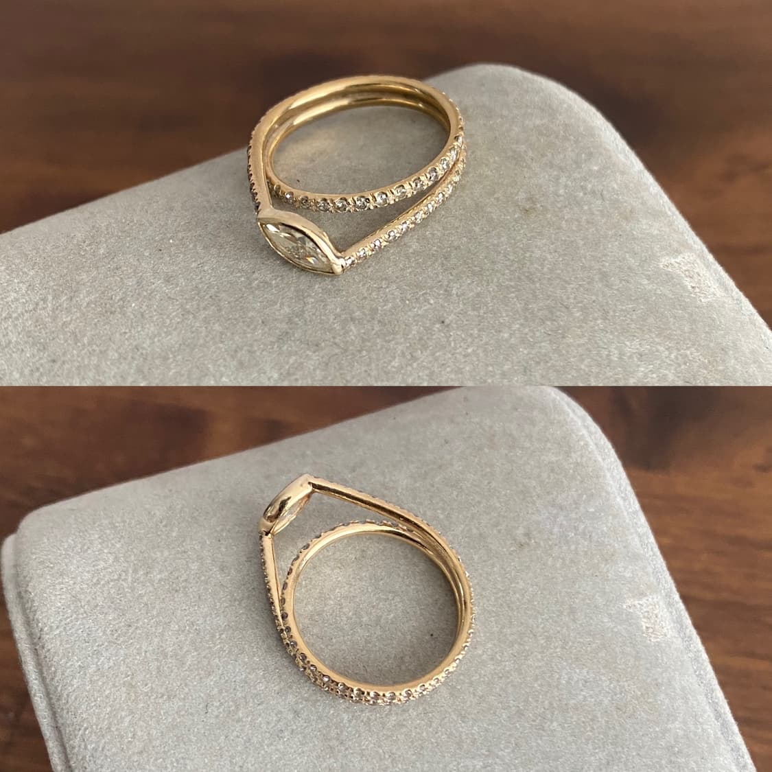 천연 다이아몬드 반지(14K) 상품이미지2