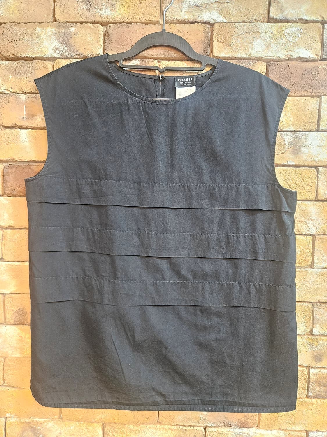 샤넬 유니폼 블랙 민소매 42 상품이미지1