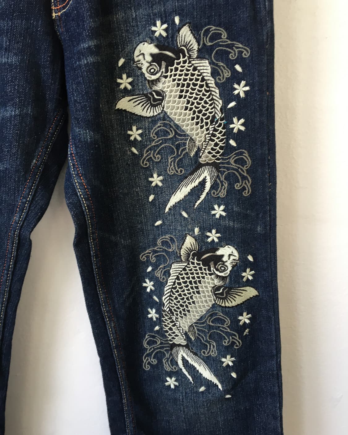 Oriental patch point denim pants 상품이미지6