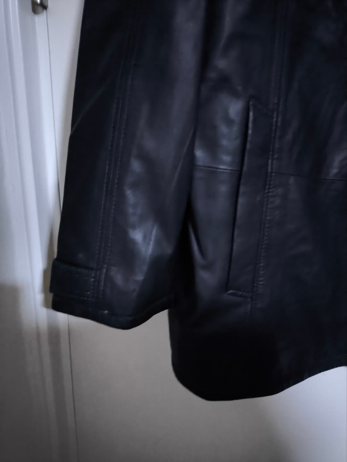 XL 터키 NQTUREL 양가죽 스티치포인트 셔츠 자켓 상품이미지3