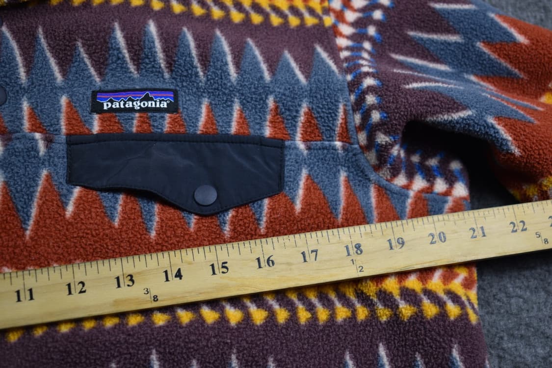 18FW 파타고니아 신칠라 스냅-T 인디고 아즈텍 패턴 상품이미지2