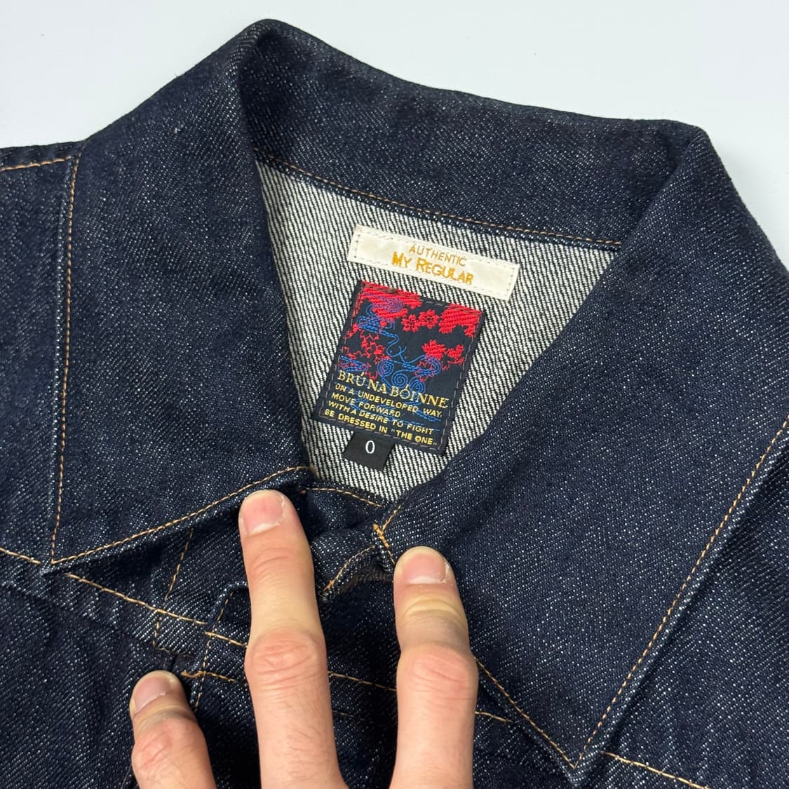 (95) 브루나보인 다라 데님 자켓 상품이미지6