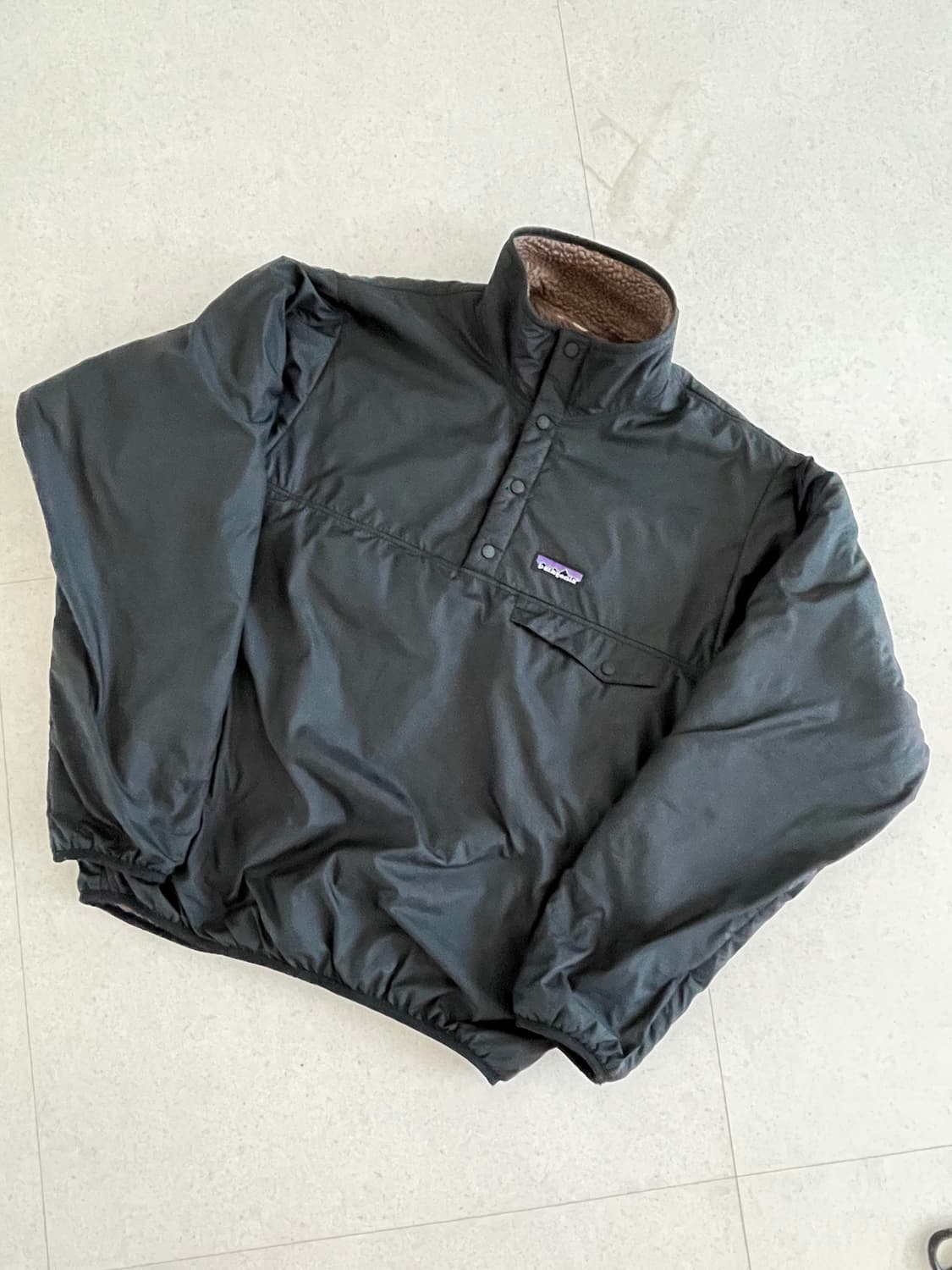 [M] 파타고니아 빈티지 글리세이드 스냅티 신칠라 브라운 / 블랙 상품이미지4