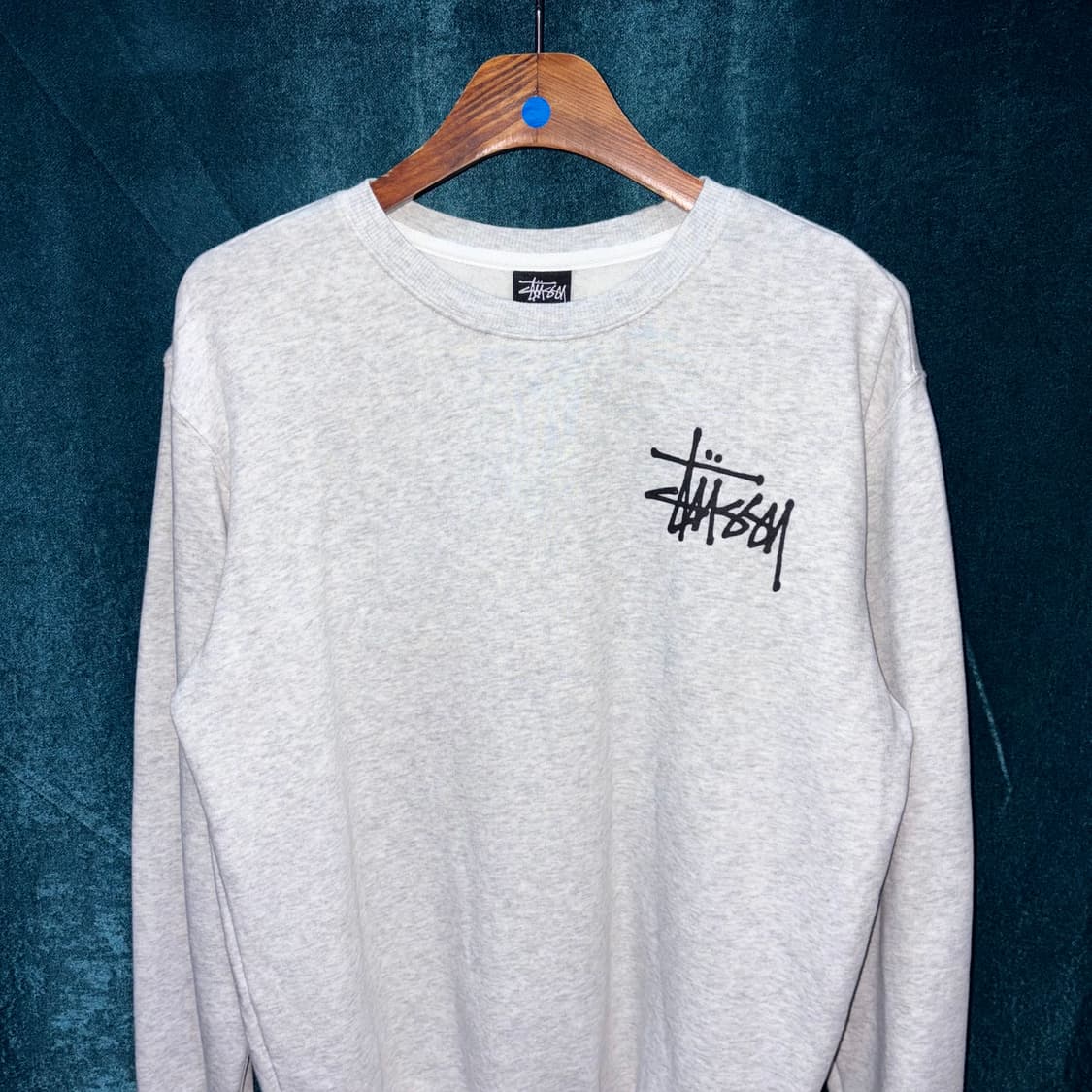 (M) 스투시 백로고 기모 맨투맨 상품이미지2