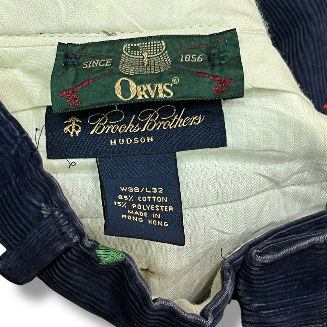  오비스 x 브룩스브라더스 배색 패턴 코듀로이 팬츠 y13882 상품이미지7